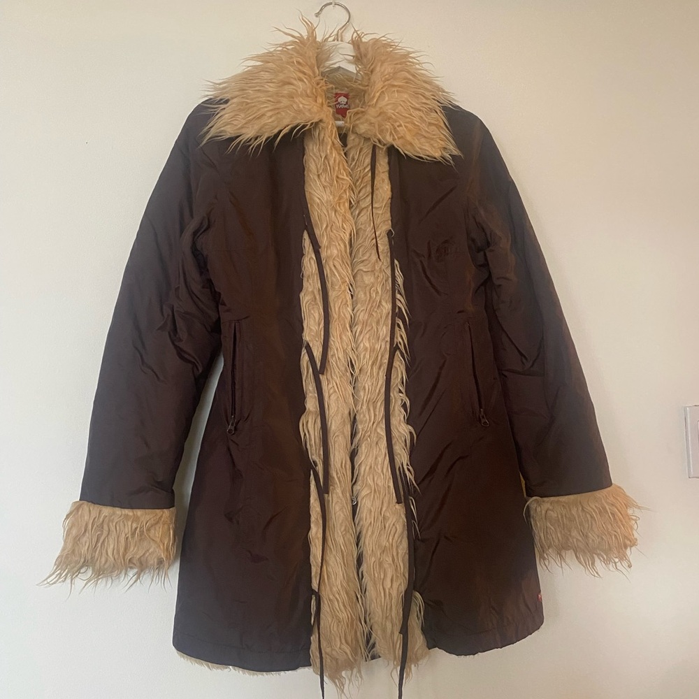 Miss Sixty Killah fur trim coat